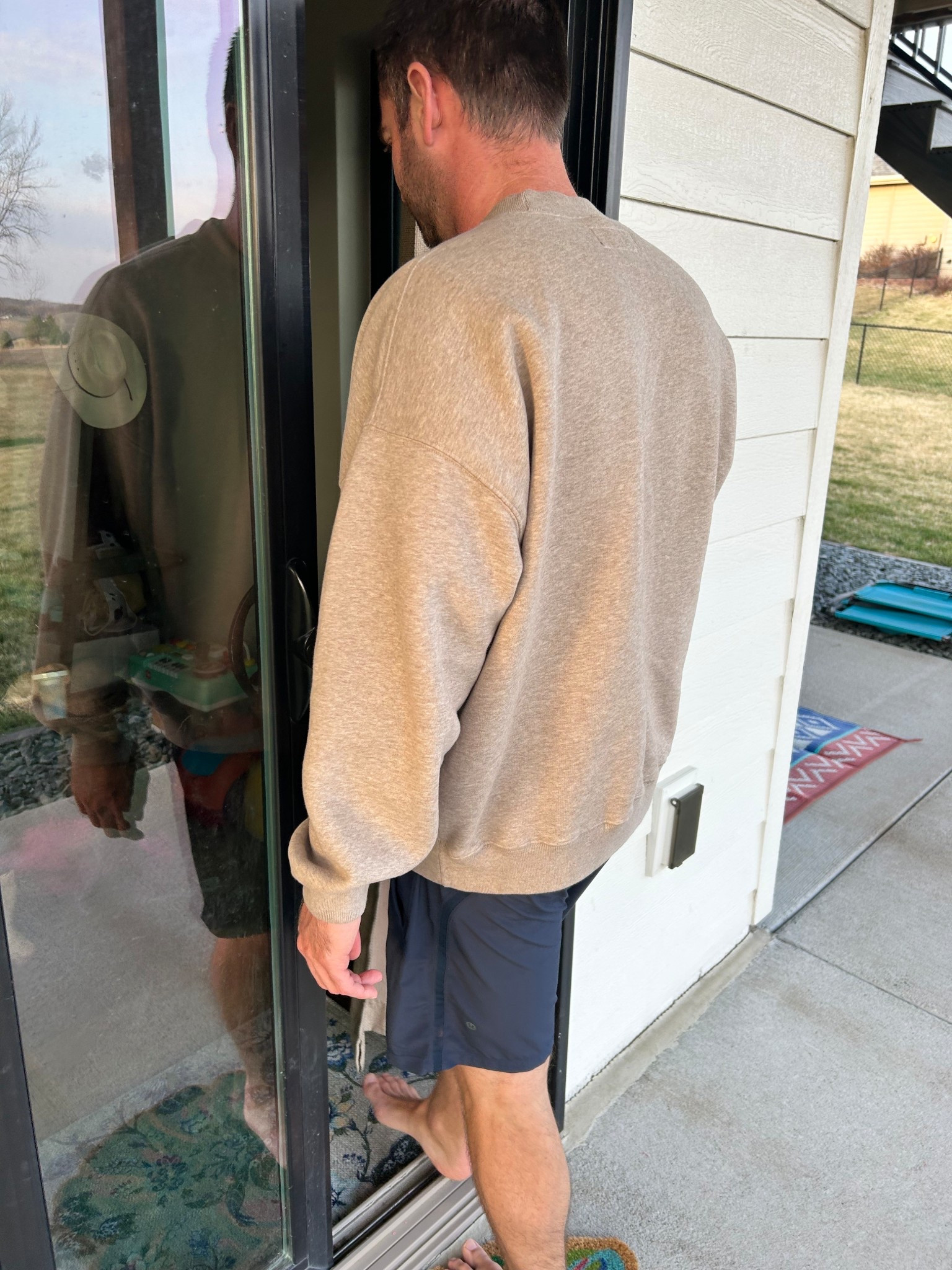 2 go to pieces for Kyle! This @abercrombie crew is something he didn’t think he’d like but now has in 3 colors (gets his true size and it’s slightly oversized) & these @lululemon shorts he has (7” and liner-less are his preferred fit) in 5 colors! 

#LTKMens #LTKActive #LTKSaleAlert