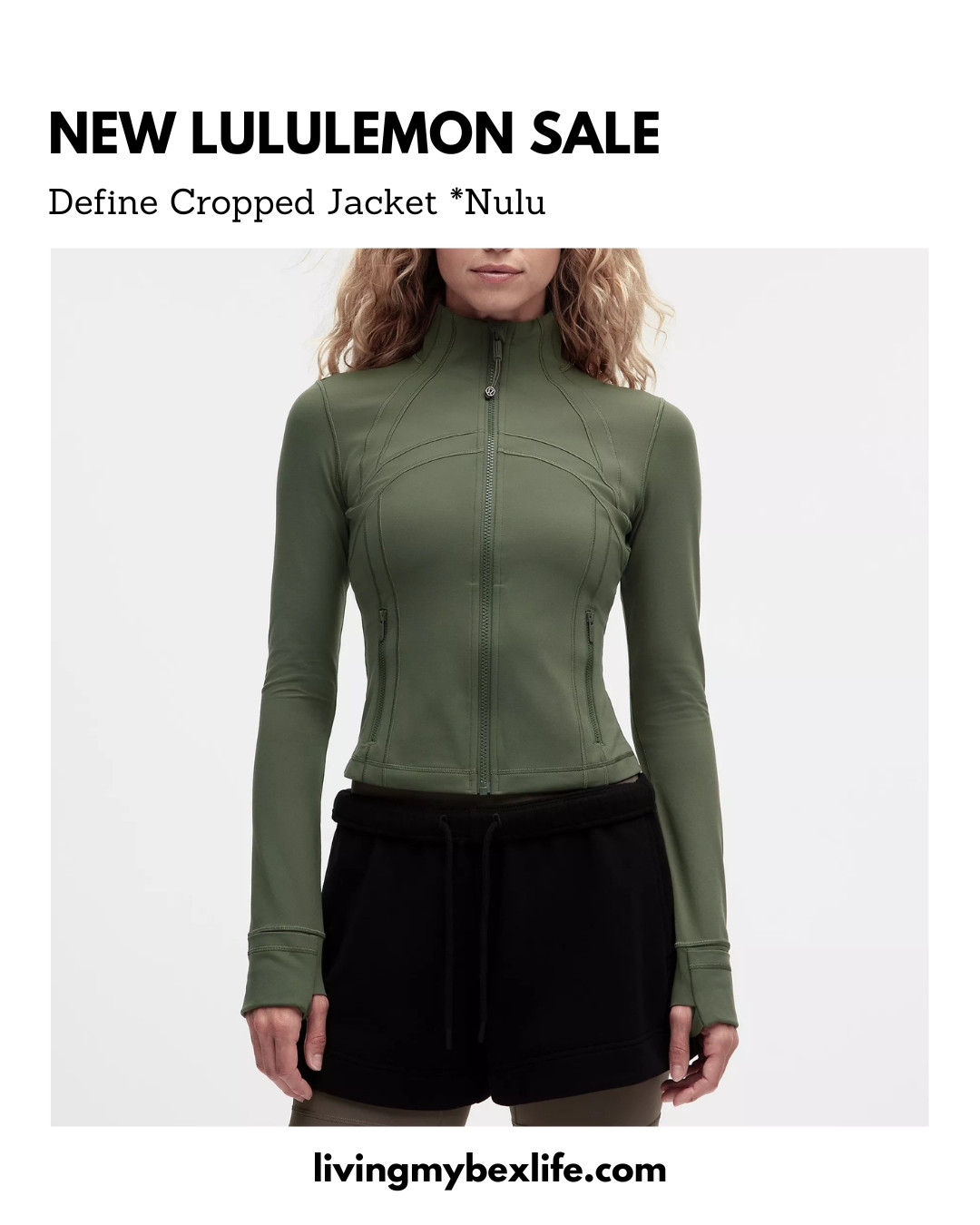 new lululemon sale! define cropped jacket in sassy sage green | , lulu sale, lululemon we made too much, fall outfits women over 50, fall fashion hauls, athleisure, gym outfit, workout, lululemon jacket  

 #LTKmomlife #LTKActive #LTKU