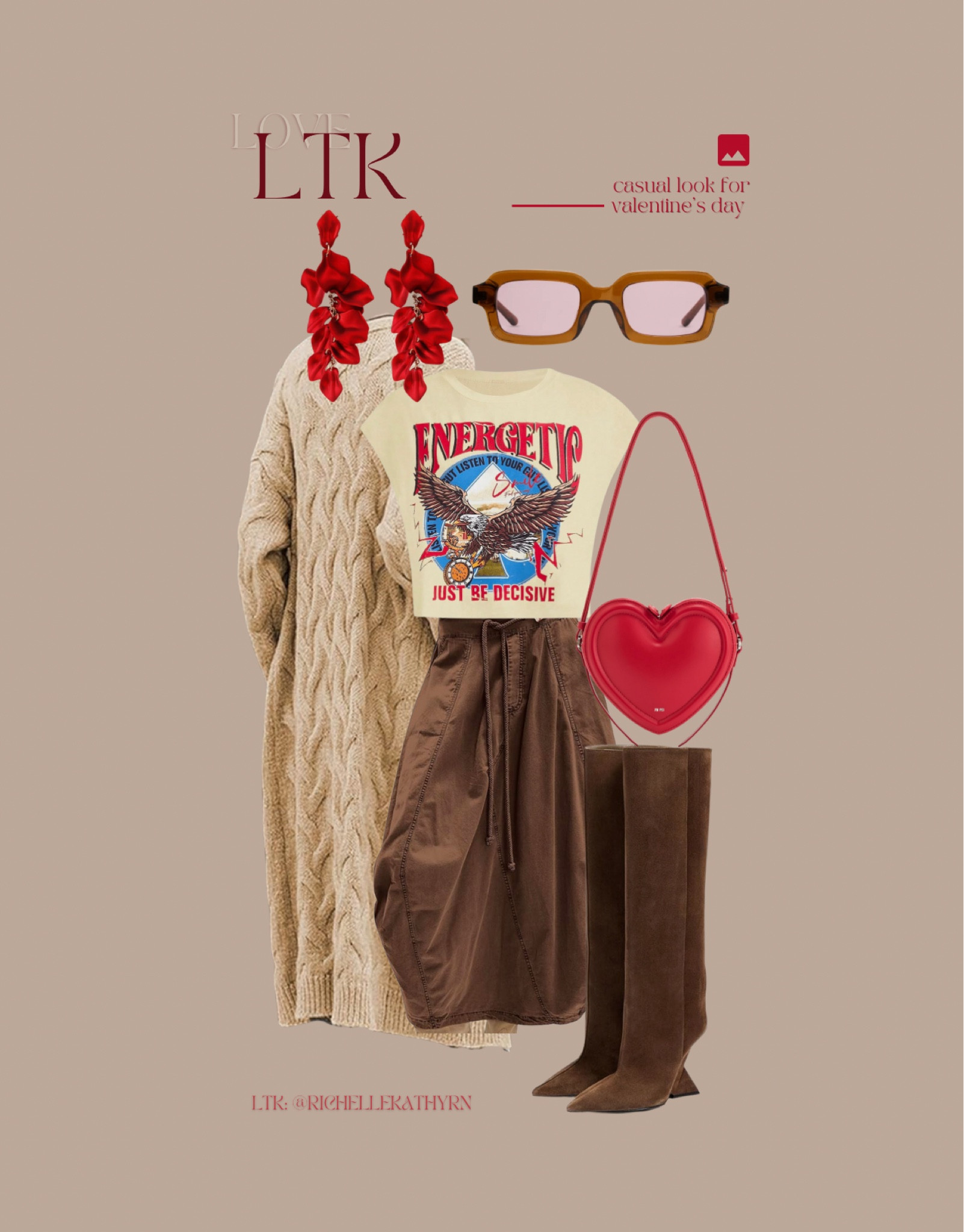 Him: Get dressed. I’m taking you out. 
Me: 👀 where we going?
Him: You’ll see! Dress code: cute + casual
Me: Say less 🤏🏾😌 Be ready in 30. 😘

Every Valentine’s Day look won’t be formal or “grown & sexy”. Sometimes, it’s grown & comfy. The suede boot really is the my favorite part of this look, but any shoe with a considerate kitten heel that’ll get you through any activity will do. 

#LTKFindsUnder100 #LTKStyleTip #LTKShoeCrush