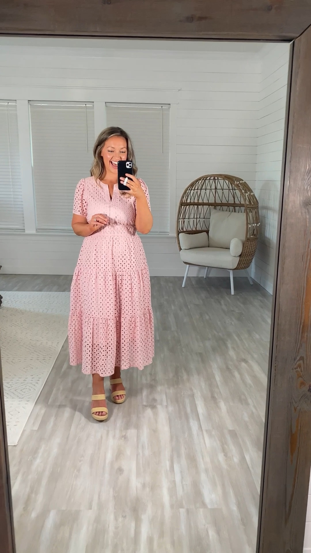 This pale pink eyelet maxi dress from Amazon is the perfect mix of elegance and budget friendly style—with its delicate eyelet details, flowy silhouette, and short sleeves, it’s a must-have for Easter, spring events, church, or even a spring office look! ✨ The perfect feminine and timeless dress to add to your wardrobe this season!

I’m 5’5”, size 8, wearing a medium, and this Amazon find is a spring dress essential! Tap to shop and add this chic dress to your closet! 💖 

 #AmazonFashion #SpringWardrobe #EasterOutfit #FeminineStyle #ChicAndClassic #EyeletDress #MidsizeFashion #OfficeStyle #SpringDresses #ClosetStaple #SundayBest #AffordableFashion #PearShapedStyle #LTKSpring #LTKSeasonal #LTKMidsize #LTKFindsUnder100