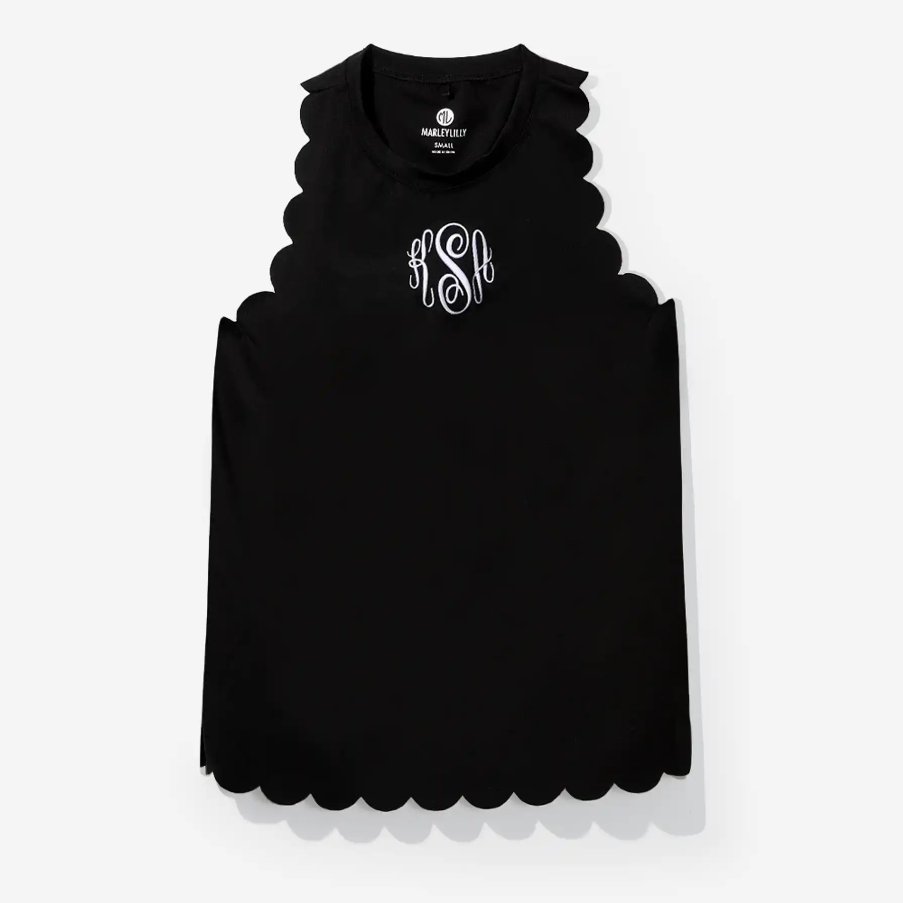Monogrammed Exercise Tank | Marleylilly