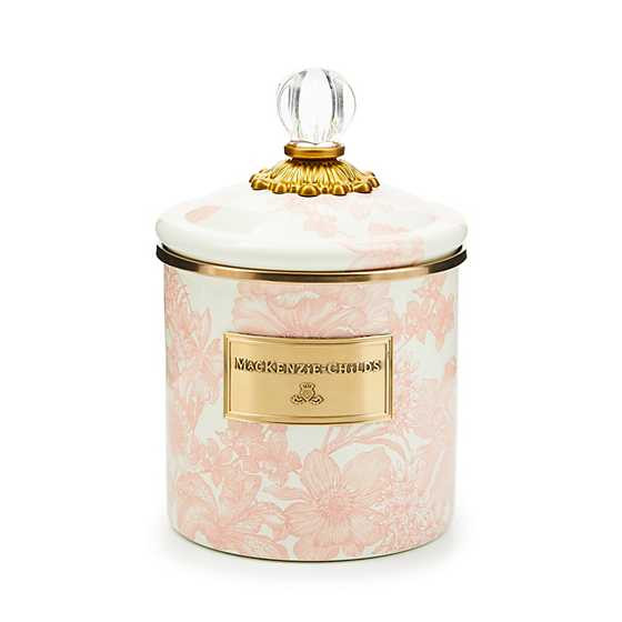 Rosy English Garden Small Canister | MacKenzie-Childs