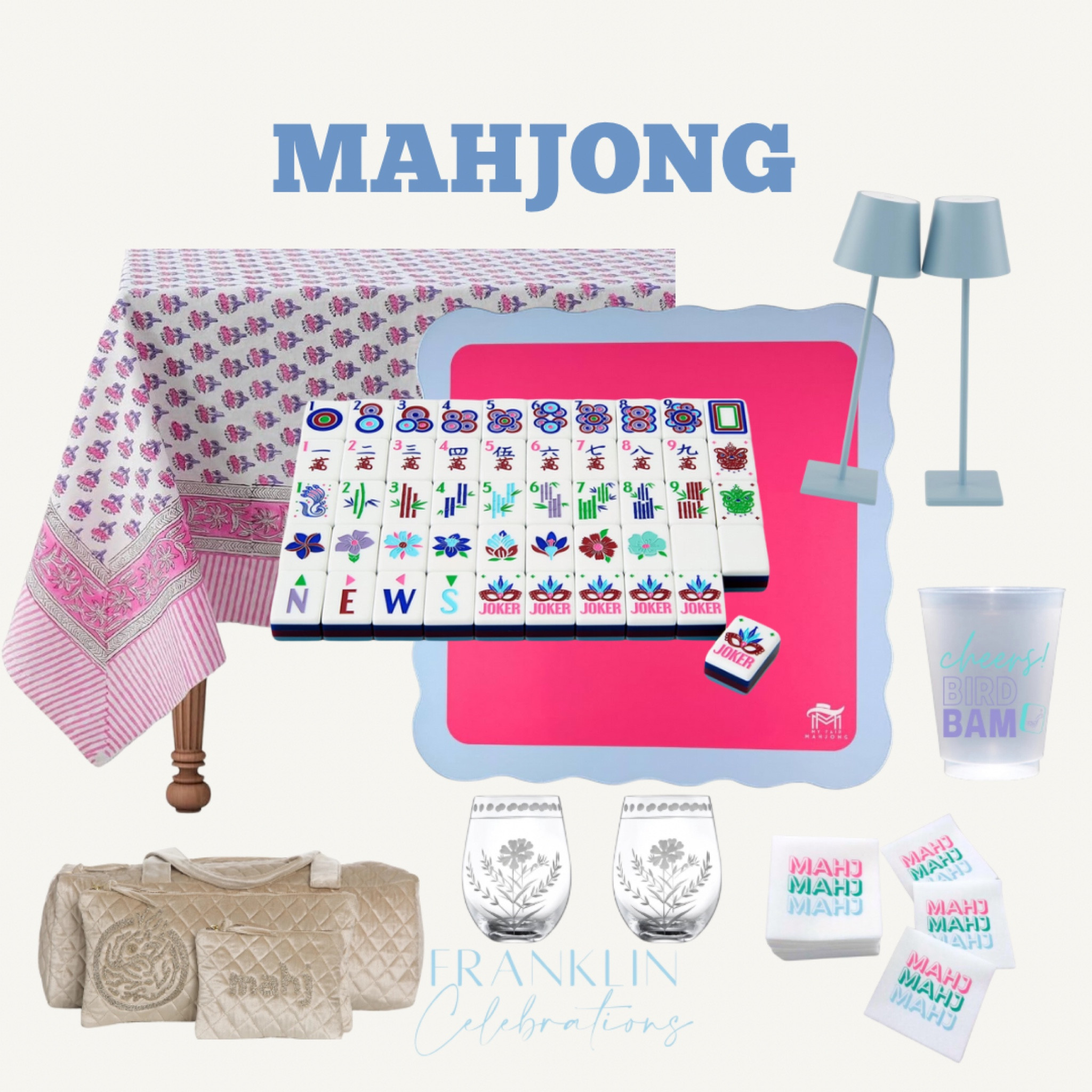 LET’S MAHJ!! #mahjong 
#ohmahjong 


#LTKParties #LTKHome