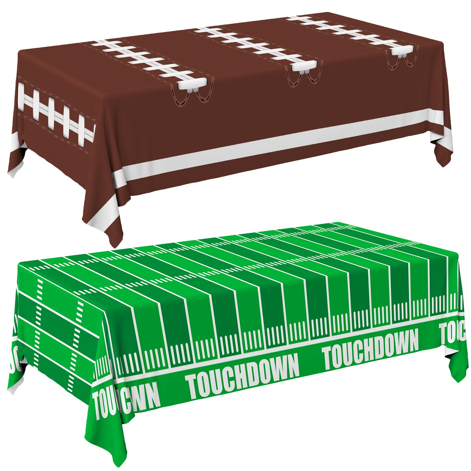 Gatherfun Football Party Decorations Disposable Tablecloth Plastic Touchdown Table Cover for Birt... | Amazon (US)