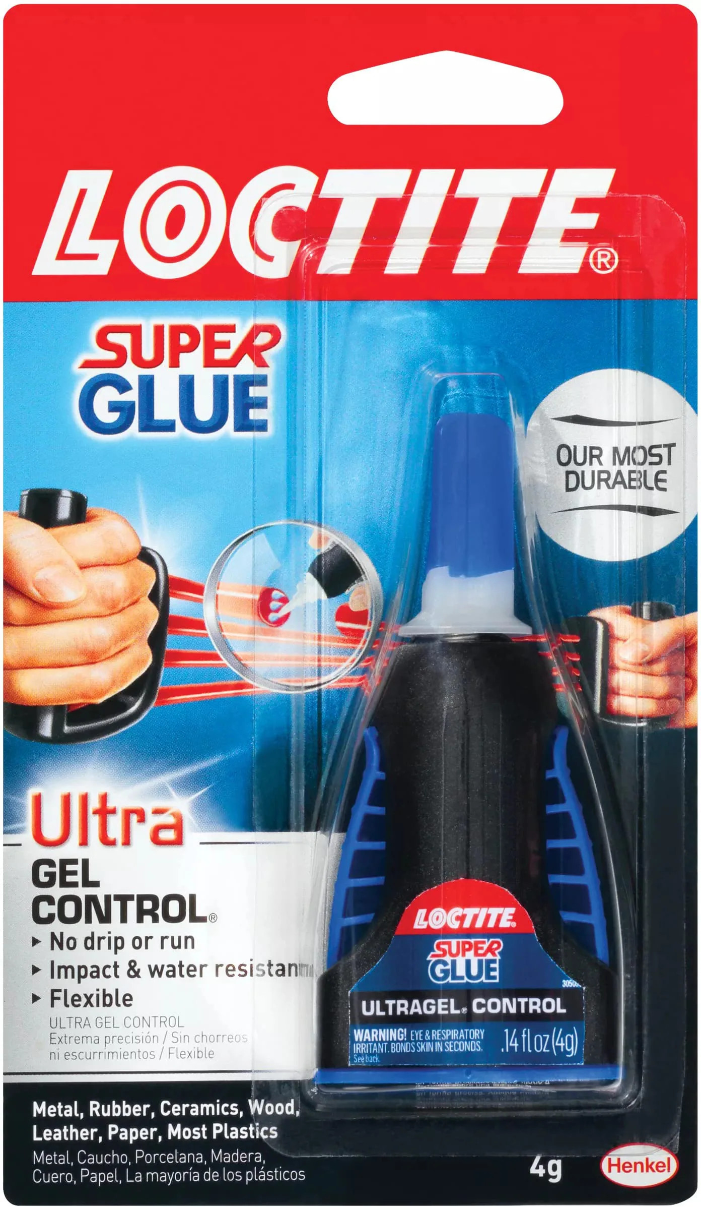 LOCTITE Super Glue Ultra Gel Control - Clear Cyanoacrylate Instant Adhesive - 0.14 oz Bottle one_size | LOCTITE - 7934068607 | Lowe's