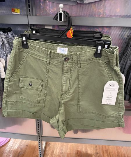 Walmart time and Tru shorts!! Olive green cargo shorts at Walmart!’ 