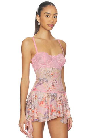 Silo Top in Pink Paisley | Revolve Clothing (Global)