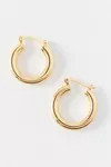 18K Gold-Plated Medium Hoop Earring | Urban Outfitters (US and RoW)