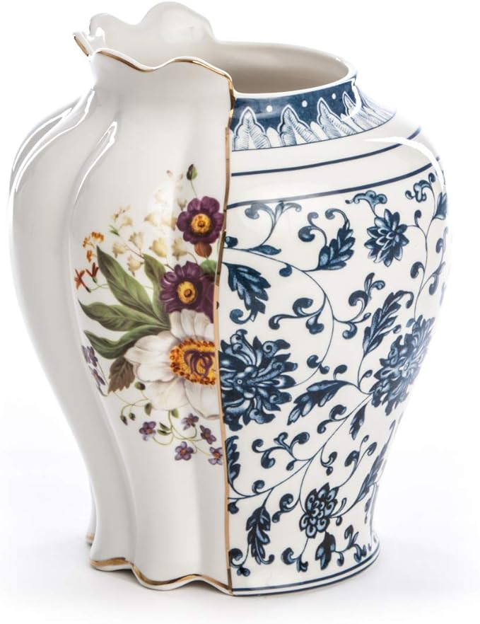 SELETTI Hybrid Vaso in porcellana Melania Ø 23cm H 26cm | Amazon (US)