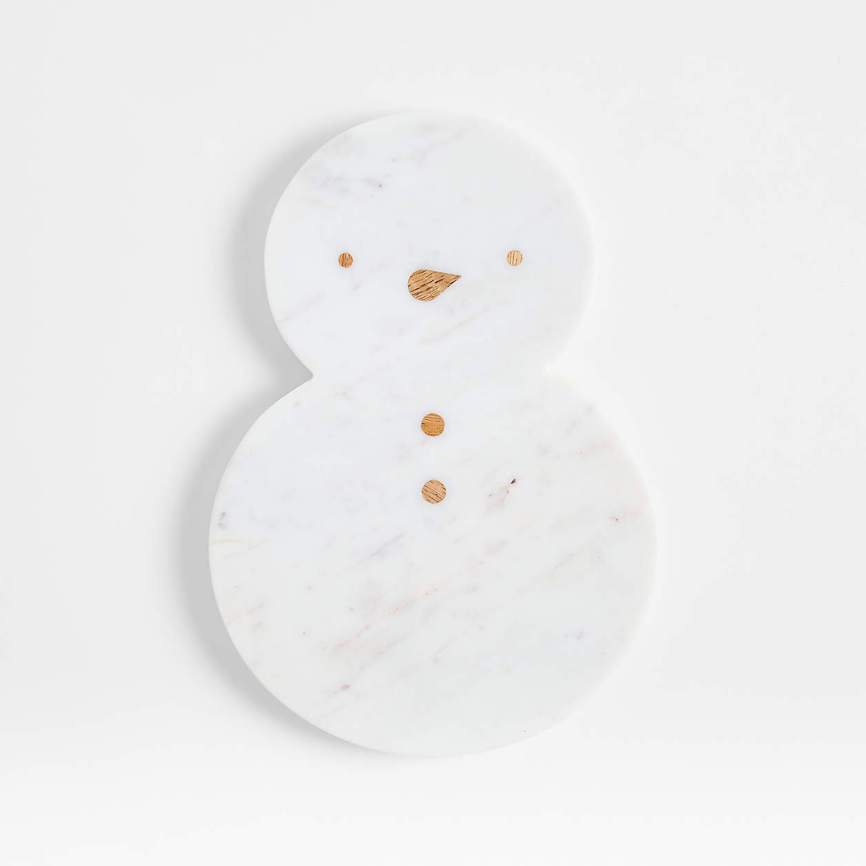 Snowman Marble Trivet + Reviews | Crate & Barrel | Crate & Barrel