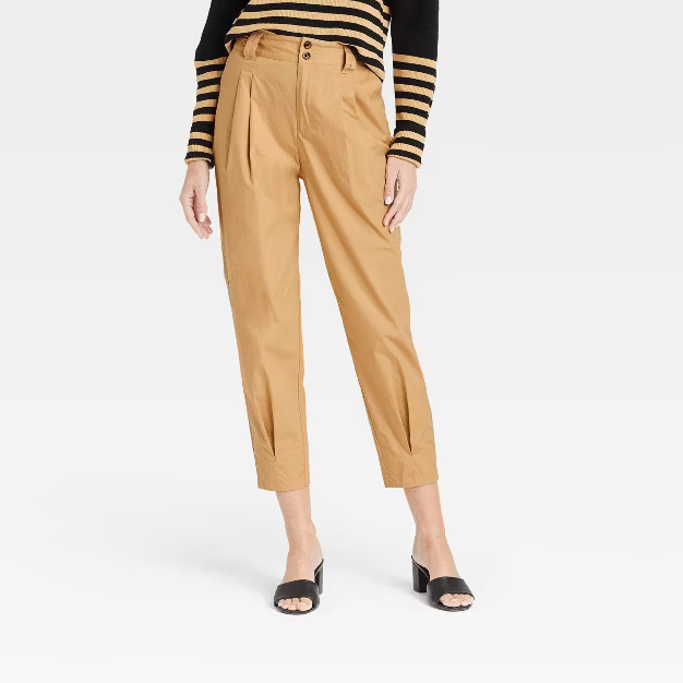 Women's Mid-Rise Ankle Length Trousers - Who What Wear™ | Target