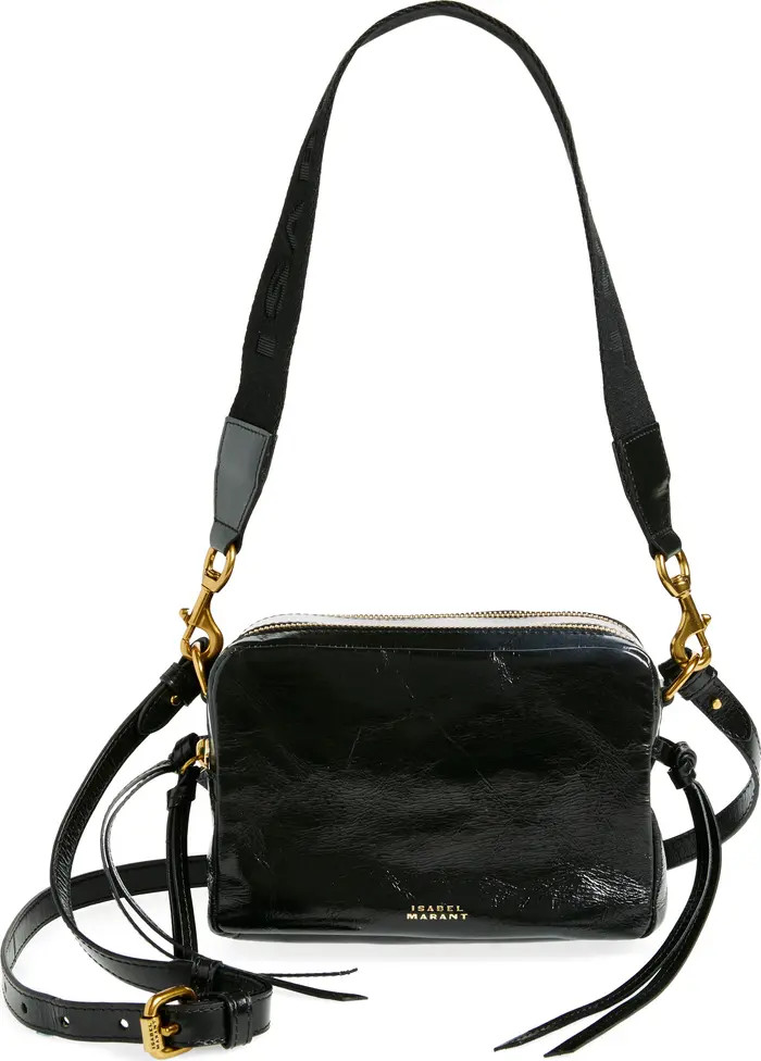 Wardy Crinkle Leather Camera Bag | Nordstrom