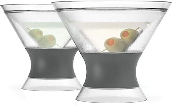 HOST Freeze Insulated Martini Cooling Cups Freezer Gel Chiller Double Wall Stemless Cocktail Glas... | Amazon (US)