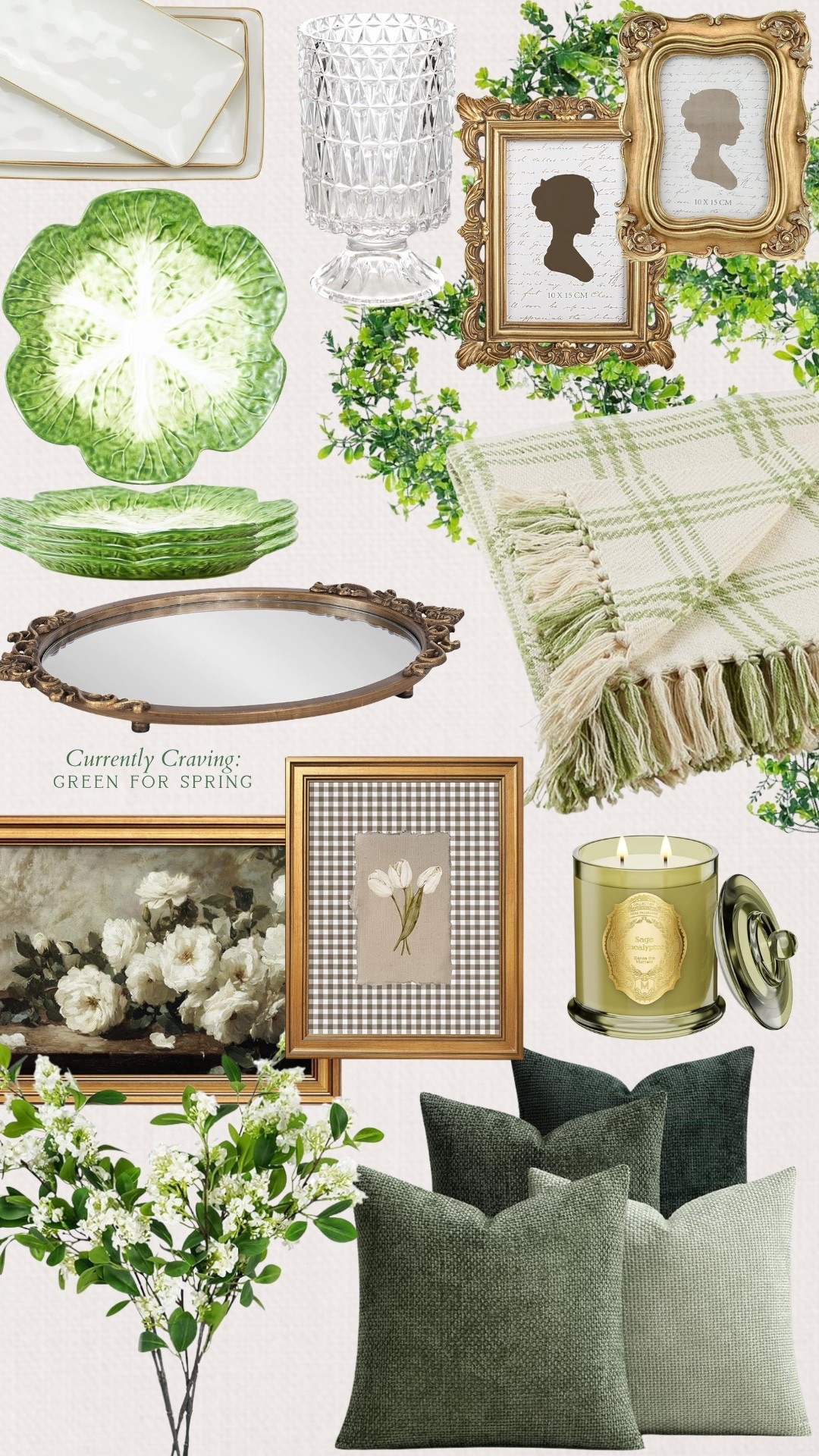 Spring decorating ideas // decorating with green // St. Patrick’s Day decor idea ideas // fresh spring decor // currently craving green for spring ￼

#LTKHome #LTKSeasonal