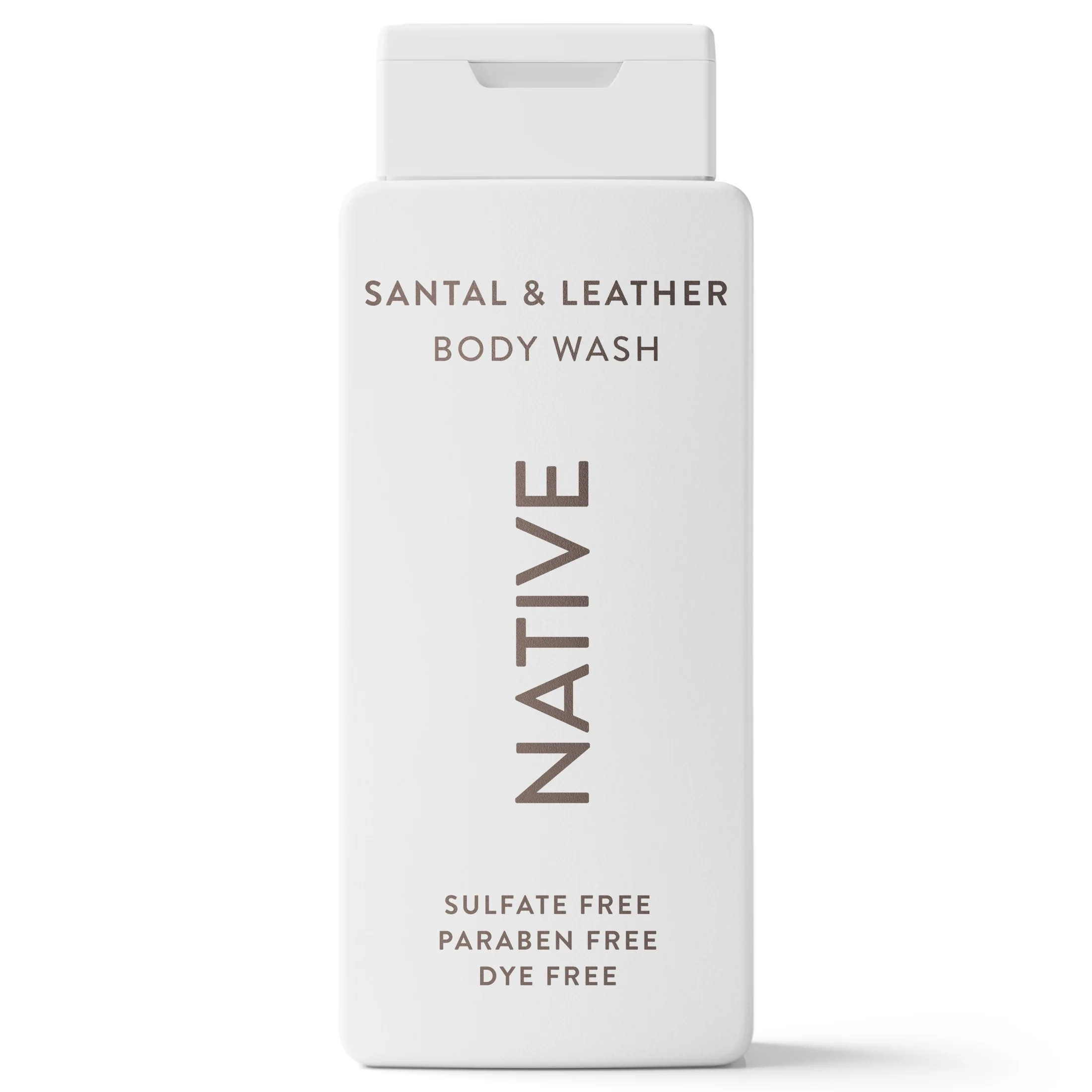 Native Body Wash, Santal & Leather, Sulfate Free, Naturally Derived Ingredients, 24hr Freshness, ... | Walmart (US)