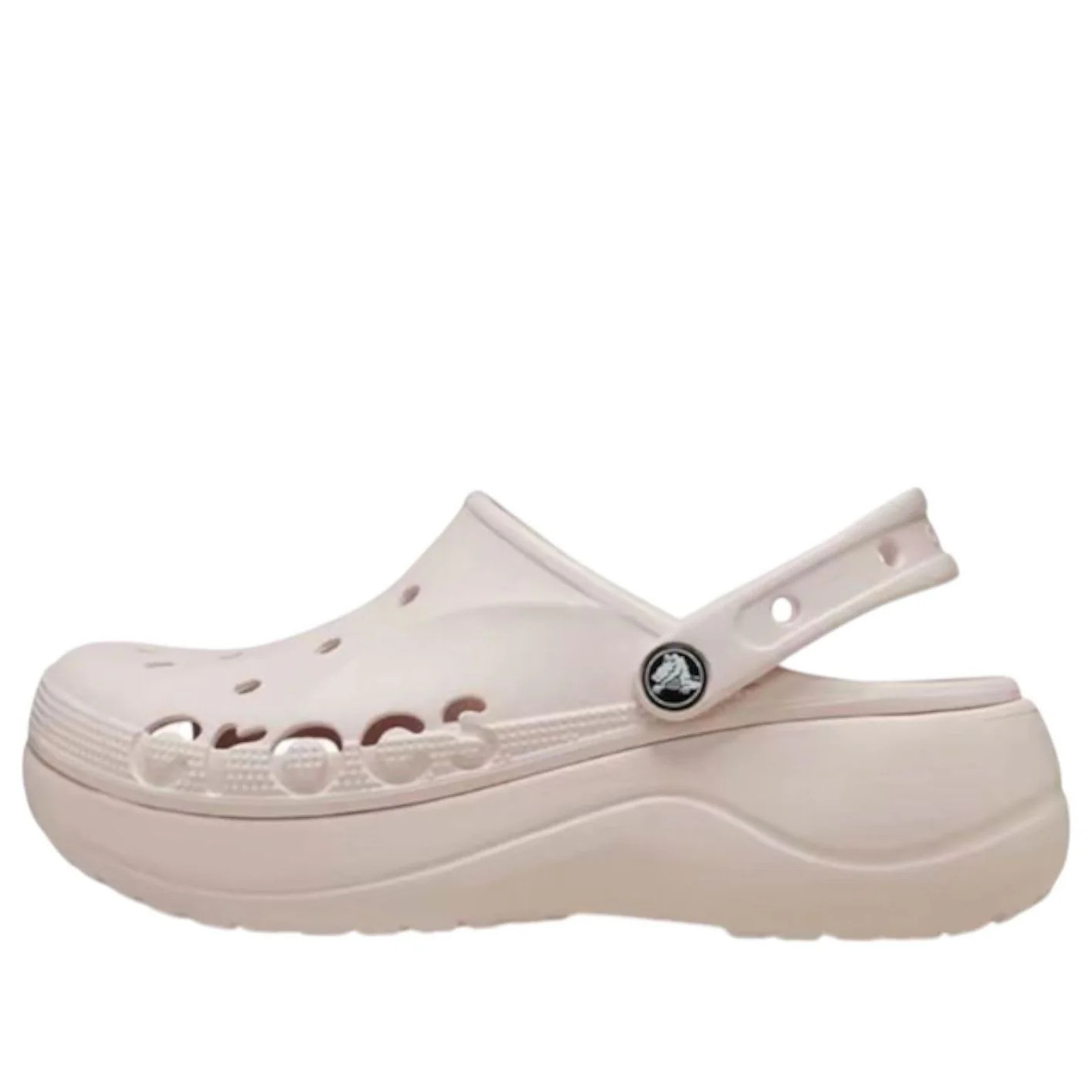 (WMNS) Crocs Baya Platform Clog 'Barely Pink' 208186-6PI | KICKS CREW