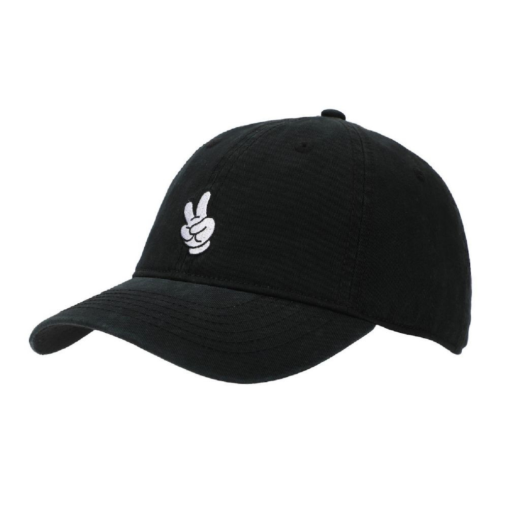 Disney Mickey Mouse Glove Black Unstructured Baseball Cap | Oriental Trading Company
