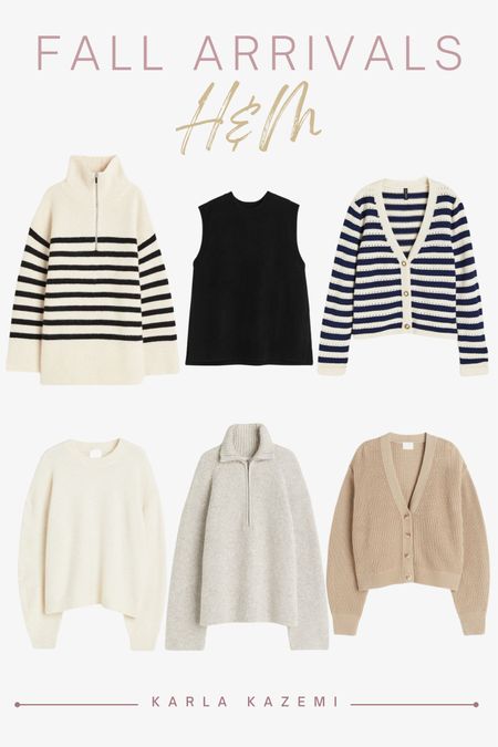 LOVING the new arrivals at H&M! These are so so soooo cute, and chic! 
Stay tuned for some way you can style them!💕






Fall basics, new arrivals, sweaters, vests, cardigans, affordable fashion, midsize fashion, chic style, comfy looks, elevated casual, teacher outfits.

#LTKunder50 #LTKmidsize #LTKSeasonal