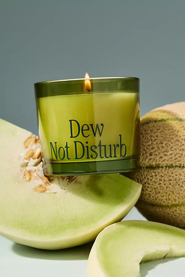 Maeve Fruity Dew Not Disturb Glass Candle | Anthropologie (US)