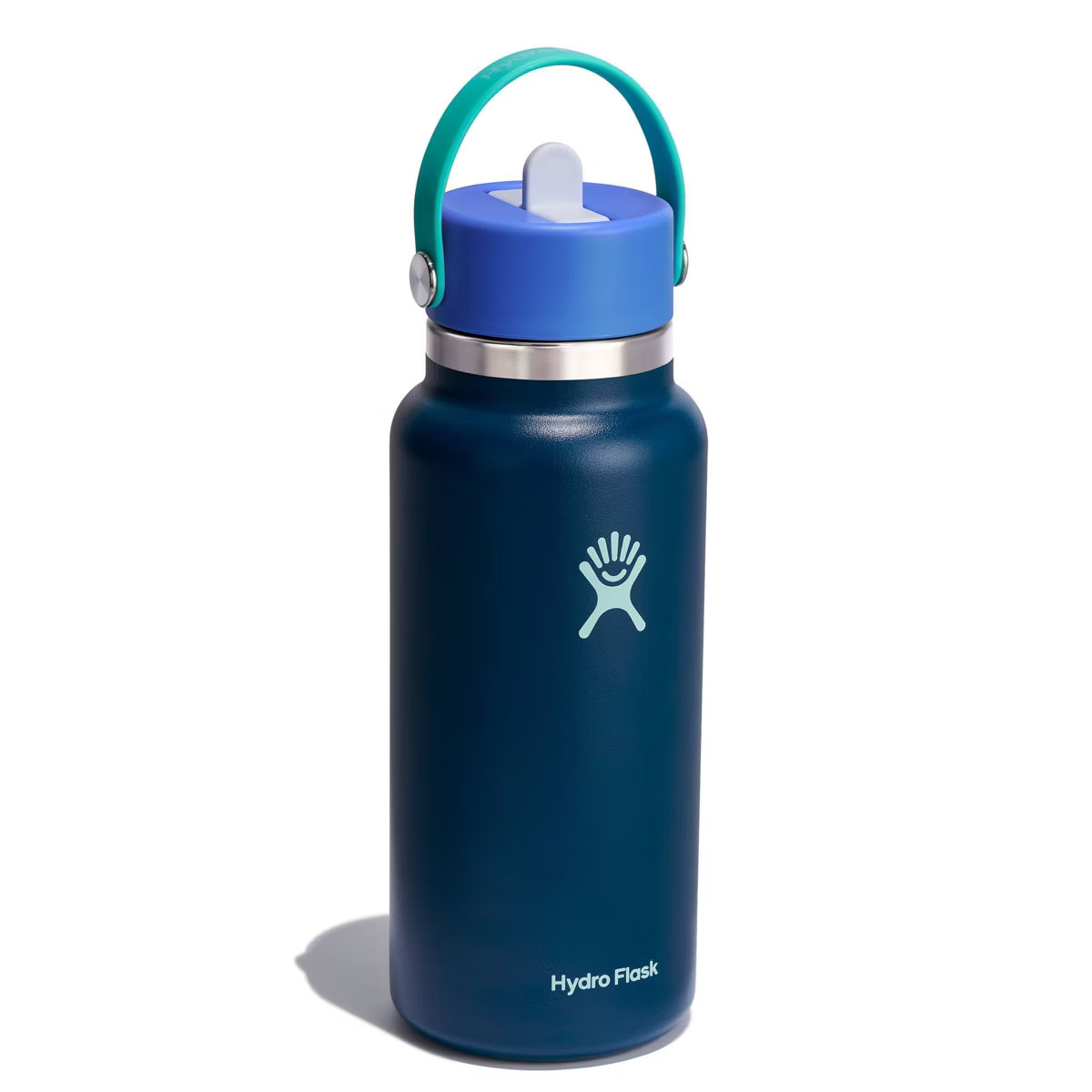 Hydro Flask 32oz Wide Mouth Flex Straw Water Bottle Winter Night: BPA-Free, Vacuum-Insulated, Lea... | Target