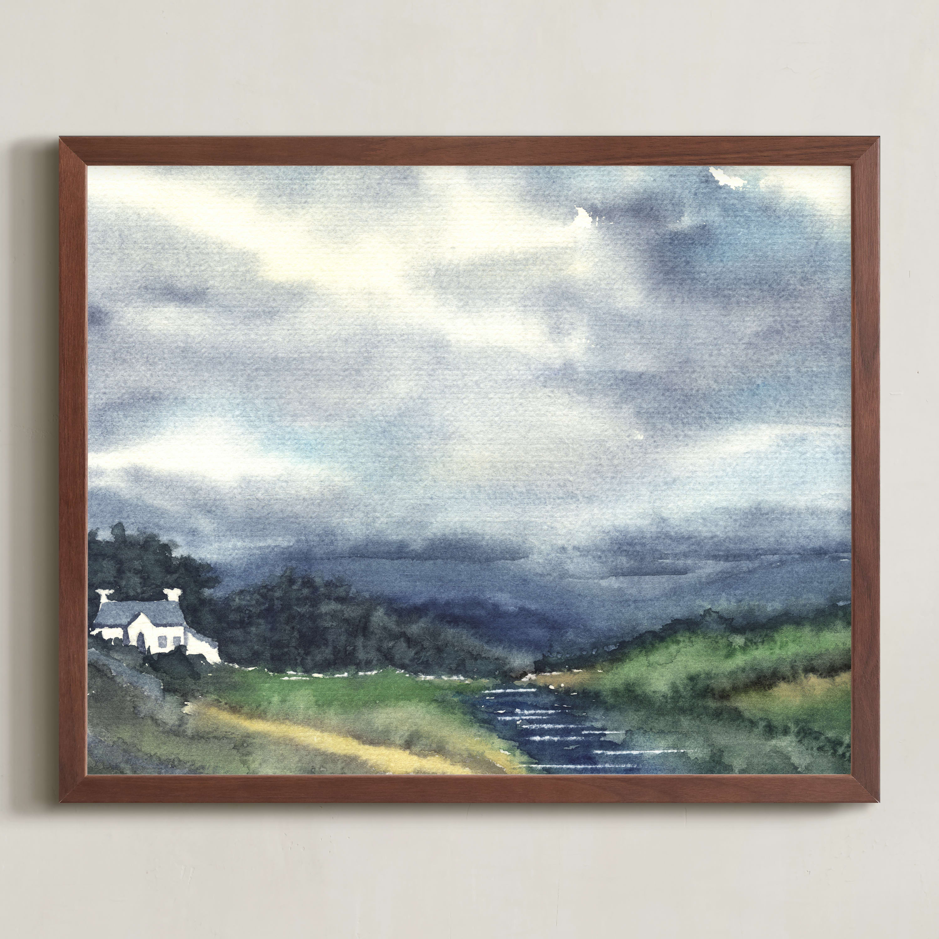 "Cloud Symphony Donegal Ireland" - Painting Limited Edition Art Print by Eva Marion. | Minted