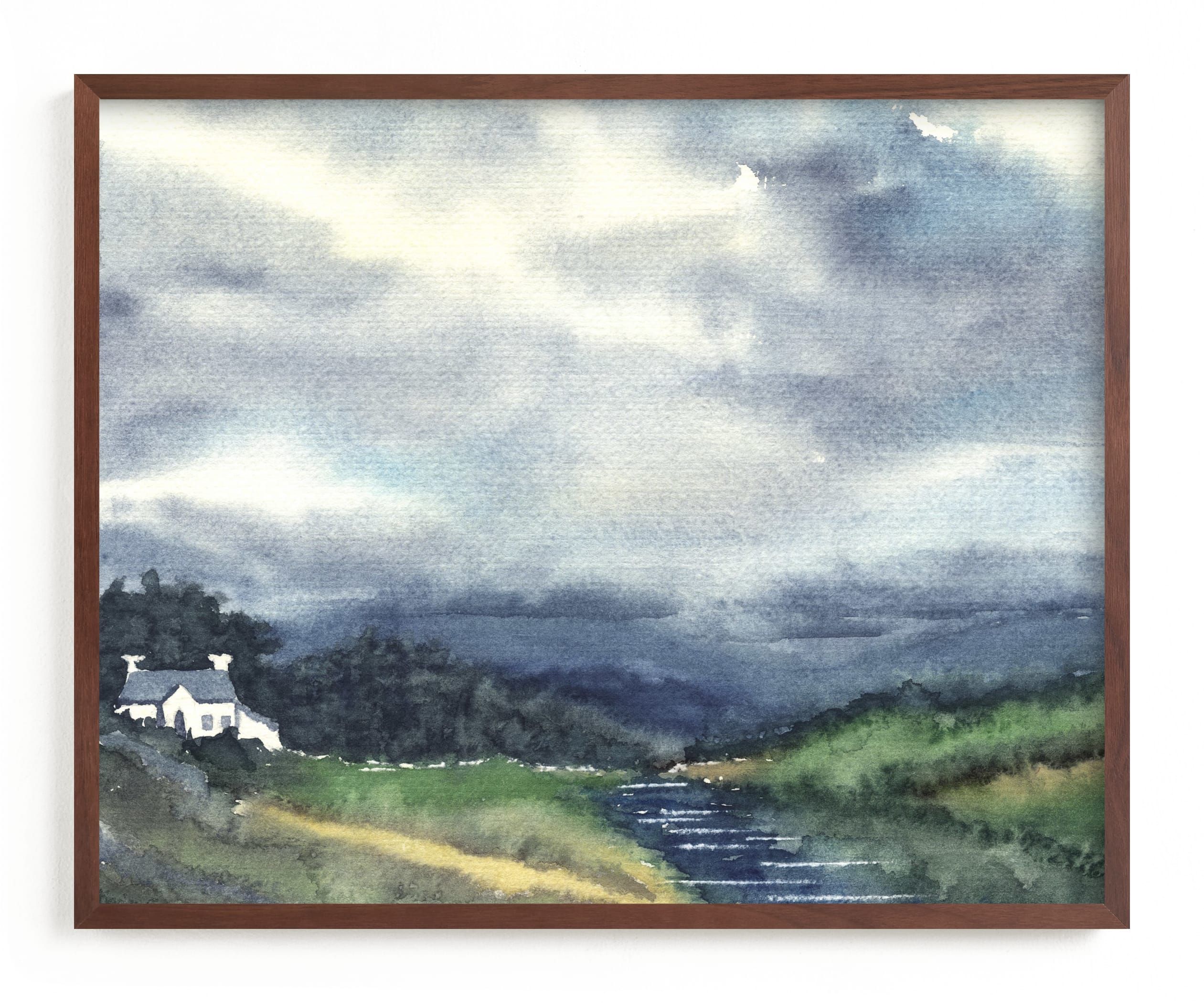"Cloud Symphony Donegal Ireland" - Painting Limited Edition Art Print by Eva Marion. | Minted