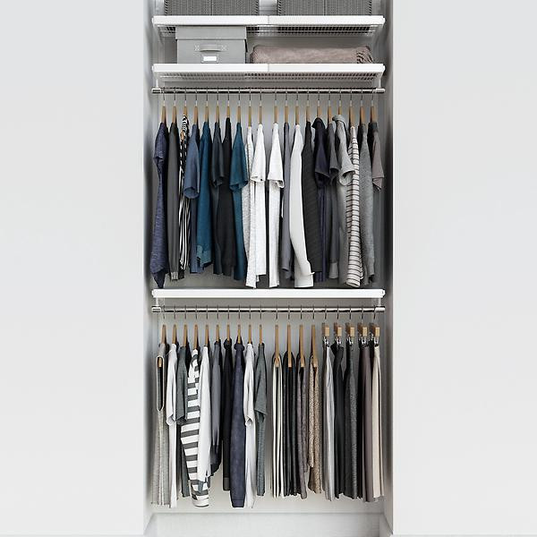 Elfa Décor 3' Reach-In Closet | The Container Store