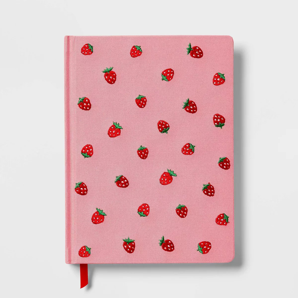 Bound 6"x8" Journal with Elastic Closure - Strawberries - up&up™ | Target