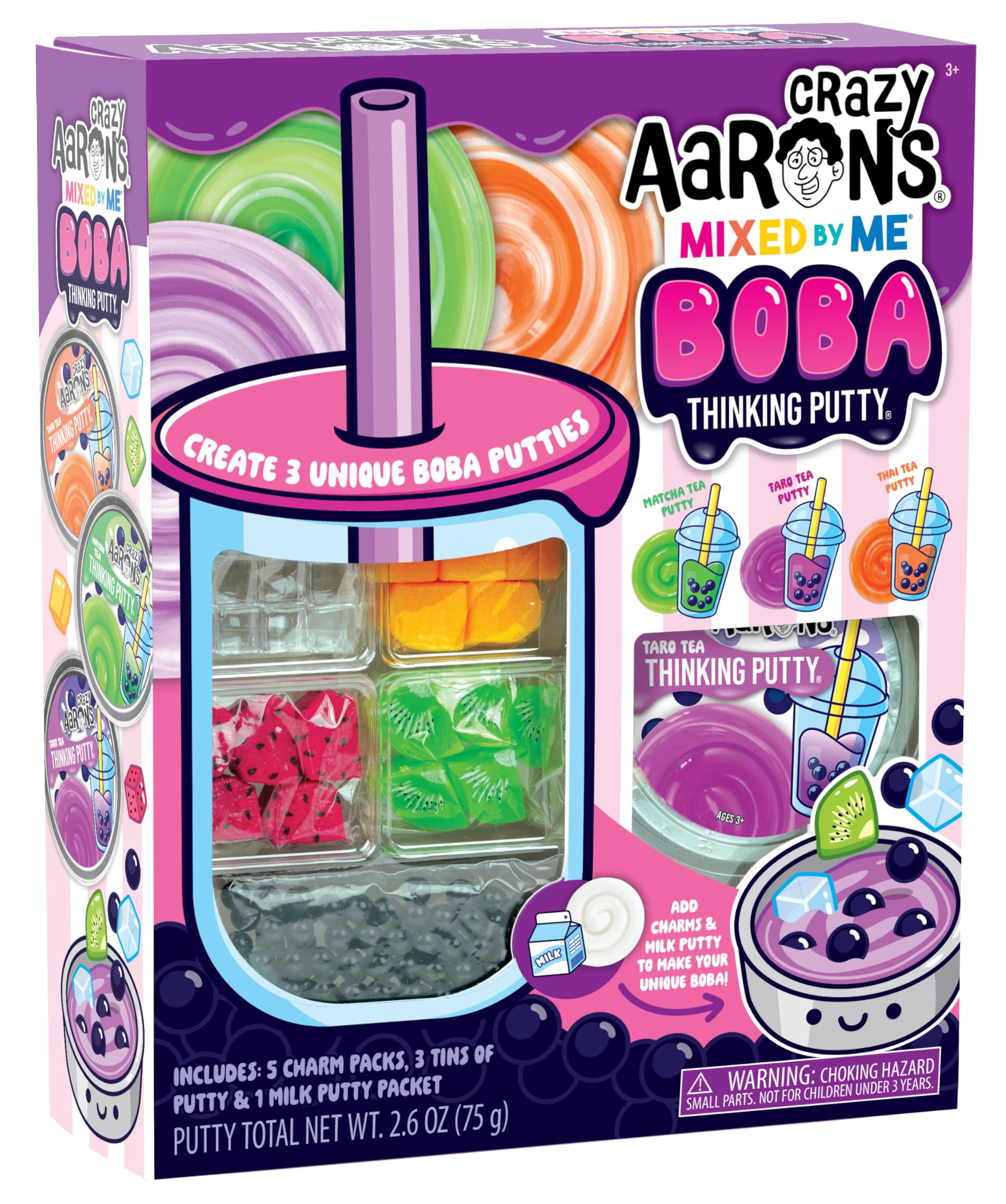 Crazy Aaron's Mixed by Me Boba Thinking Putty Kit - Made in USA | Amazon (US)