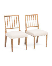 Set Of 2 21x35 Wooden Spindle Dining Chairs | Chairs & Seating | Marshalls | Marshalls