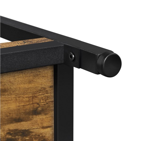 Topeakmart Vintage Sofa Side Table Industrial Console Table for Entryway Living Room, Rustic Brow... | Walmart (US)