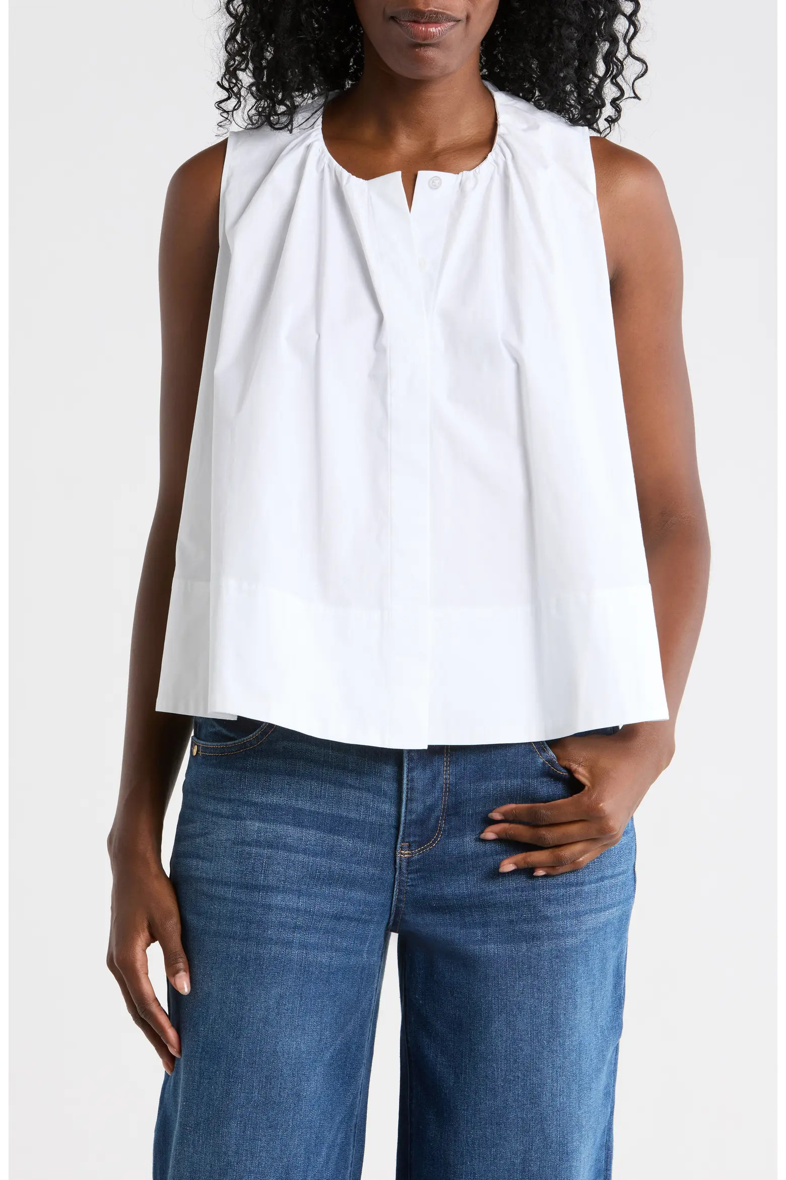 Paperbag Neck Sleeveless Top (Women) | Nordstromrack | Nordstrom Rack