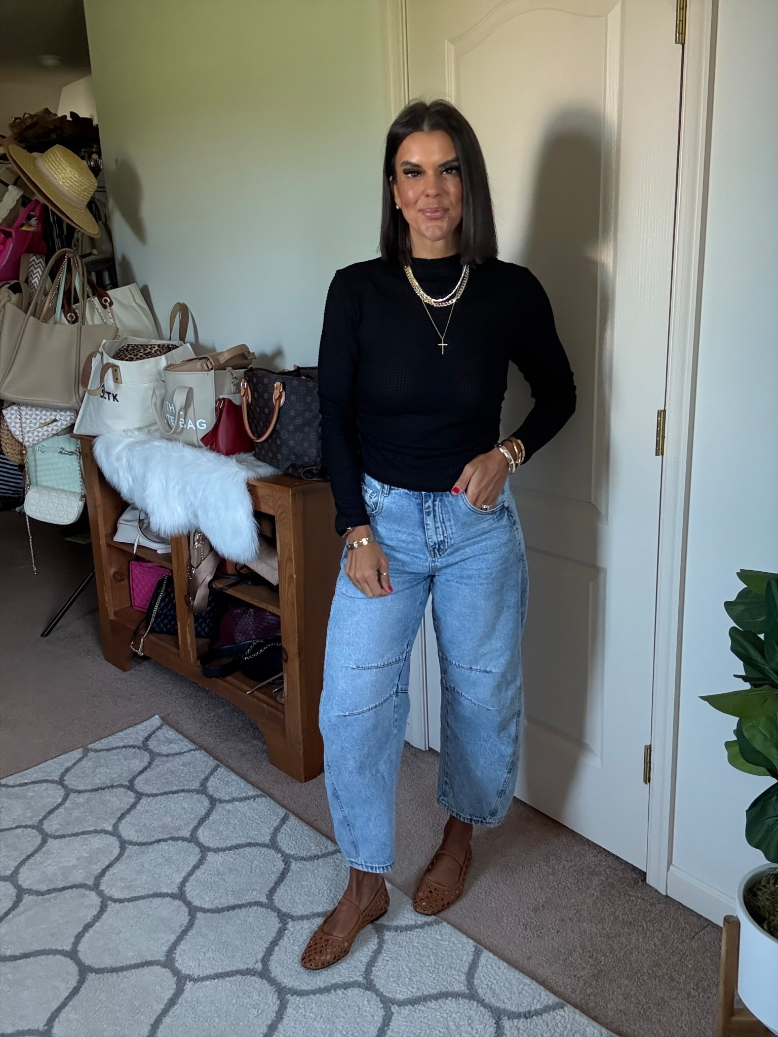 Size small in top size 2 in jeans 

#LTKFindsUnder100 #LTKSeasonal