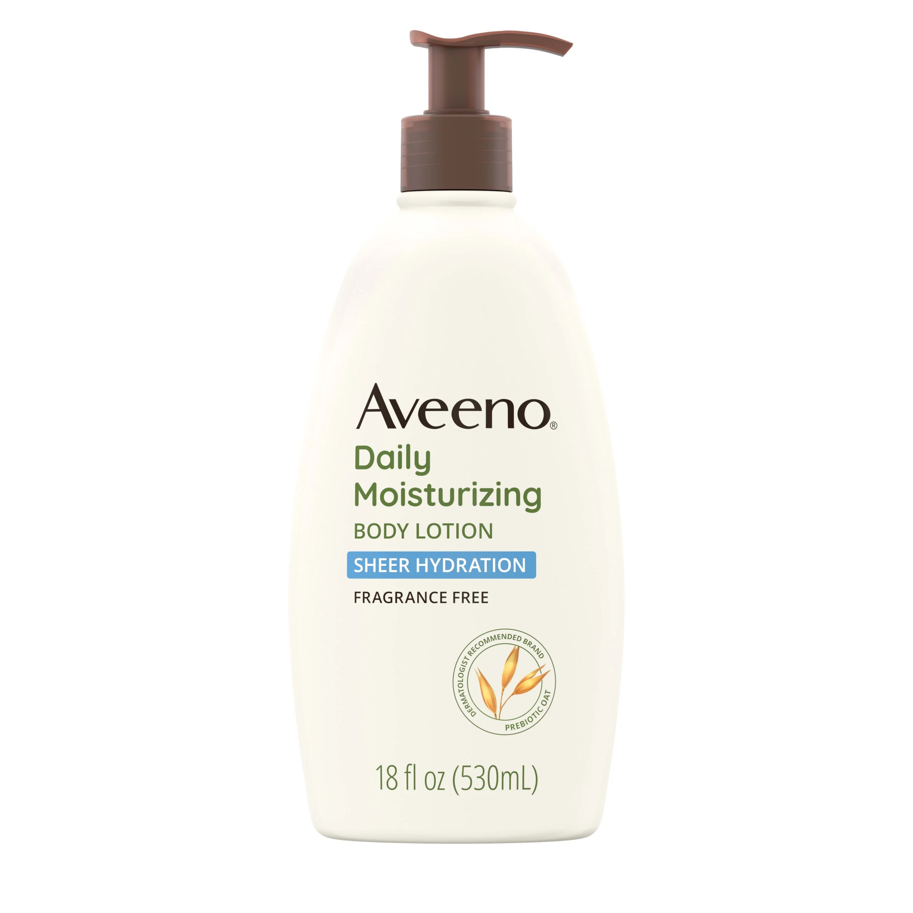 Aveeno Sheer Hydration Daily Moisturizing Dry Skin Lotion, 18 fl. oz | Walmart (US)