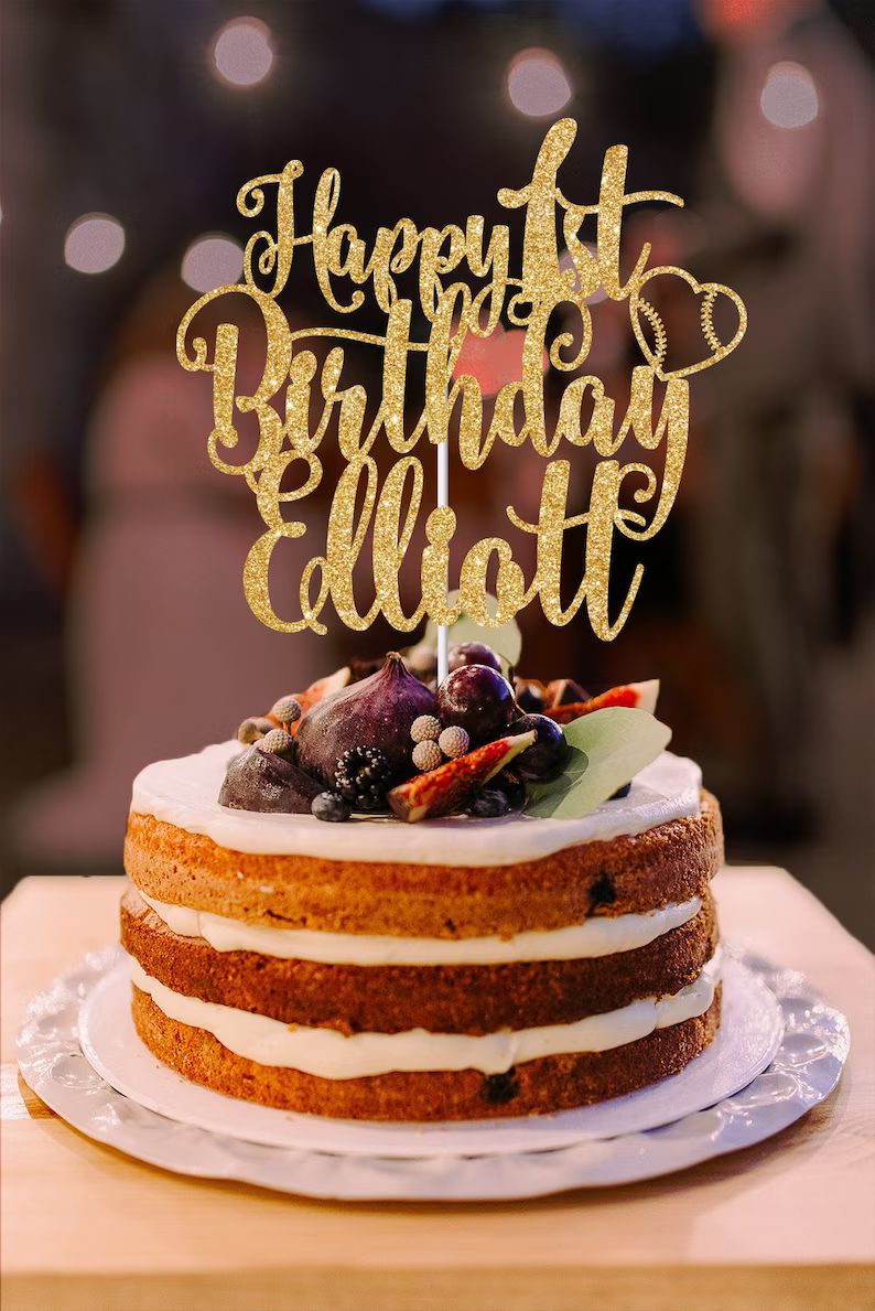 custom cake topper,  personalized cake topper, birthday cake topper, birthday decorations, birthd... | Etsy (US)