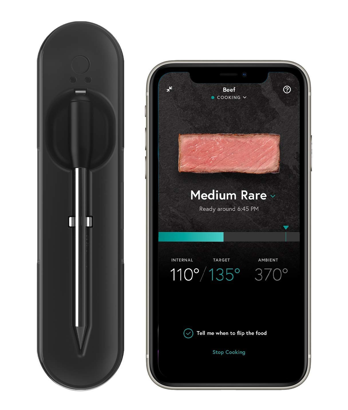 Yummly Smart Meat Thermometer with Wireless Bluetooth Connectivity | Amazon (US)