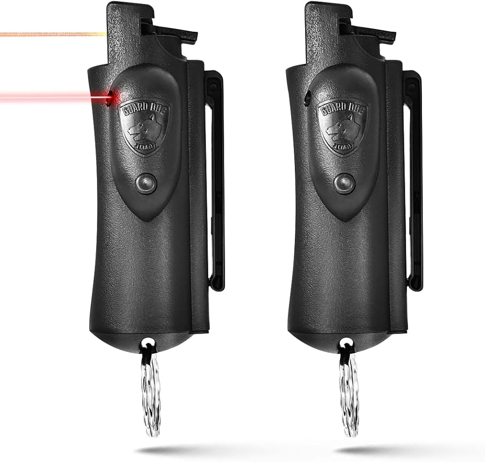 Guard Dog Security AccuFire Pepper Spray for Self Defense, World’s Only Laser Sight Pepper Spra... | Amazon (US)