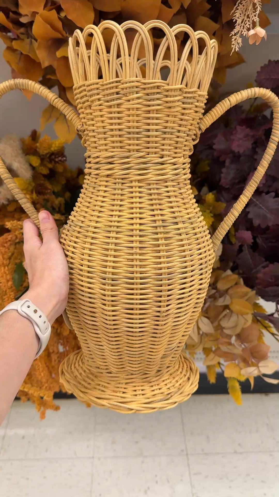 New at Target! 😍 This wicker vase is such a beautiful fall home decor piece! The rattan detail + curved shape give it that designer-inspired look, but it’s only $35! Perfect size for styling with faux flowers, greenery, or fall stems to create a warm seasonal touch in any room. 🤎 Linked here along with more affordable vases + fall finds! 🍁 #TargetHome #FallDecor #HomeDecor

#LTKSeasonal #LTKFindsUnder50 #LTKHome