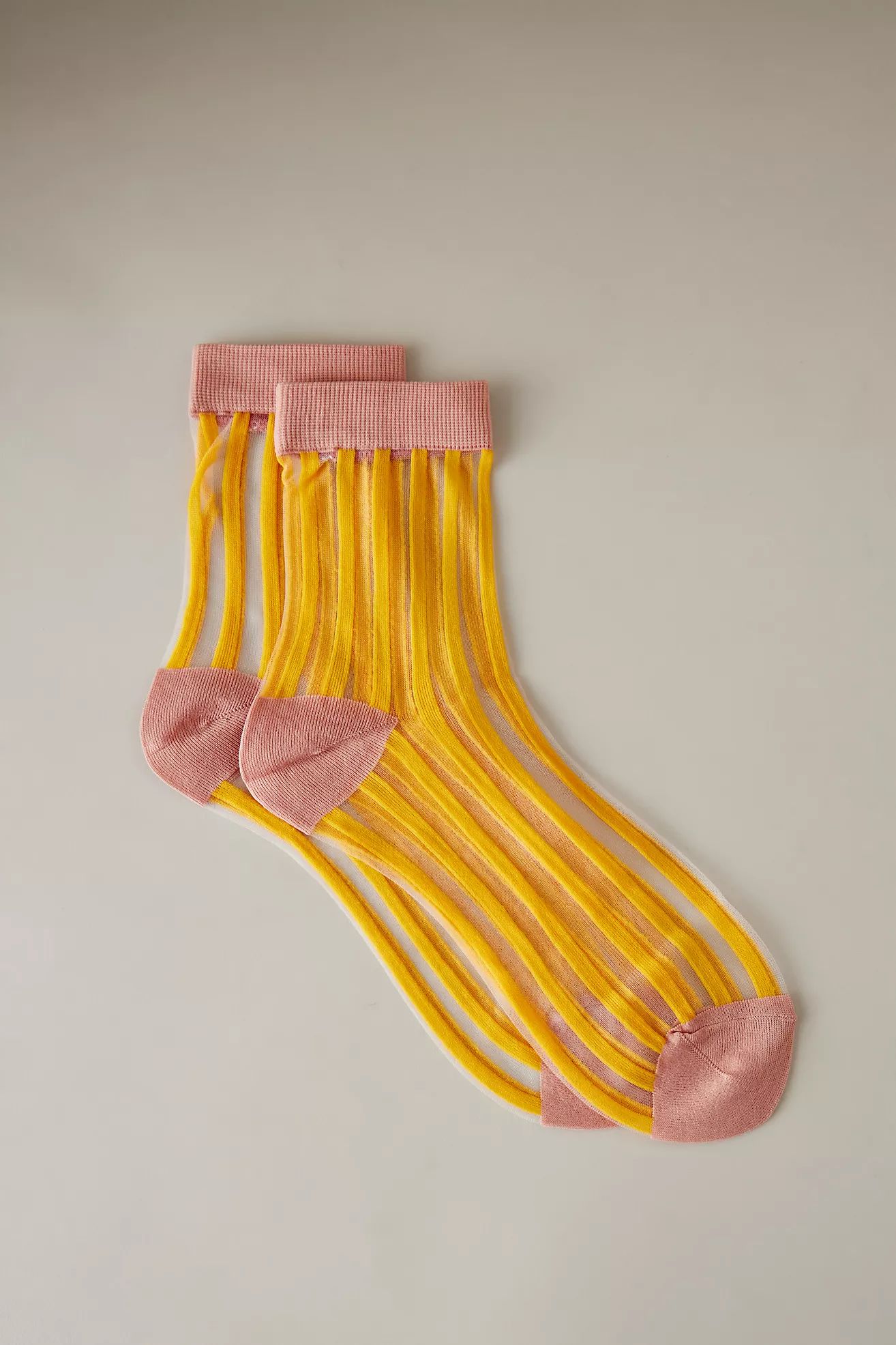 Hansel From Basel Sheer Striped Ankle Socks | Anthropologie (UK)