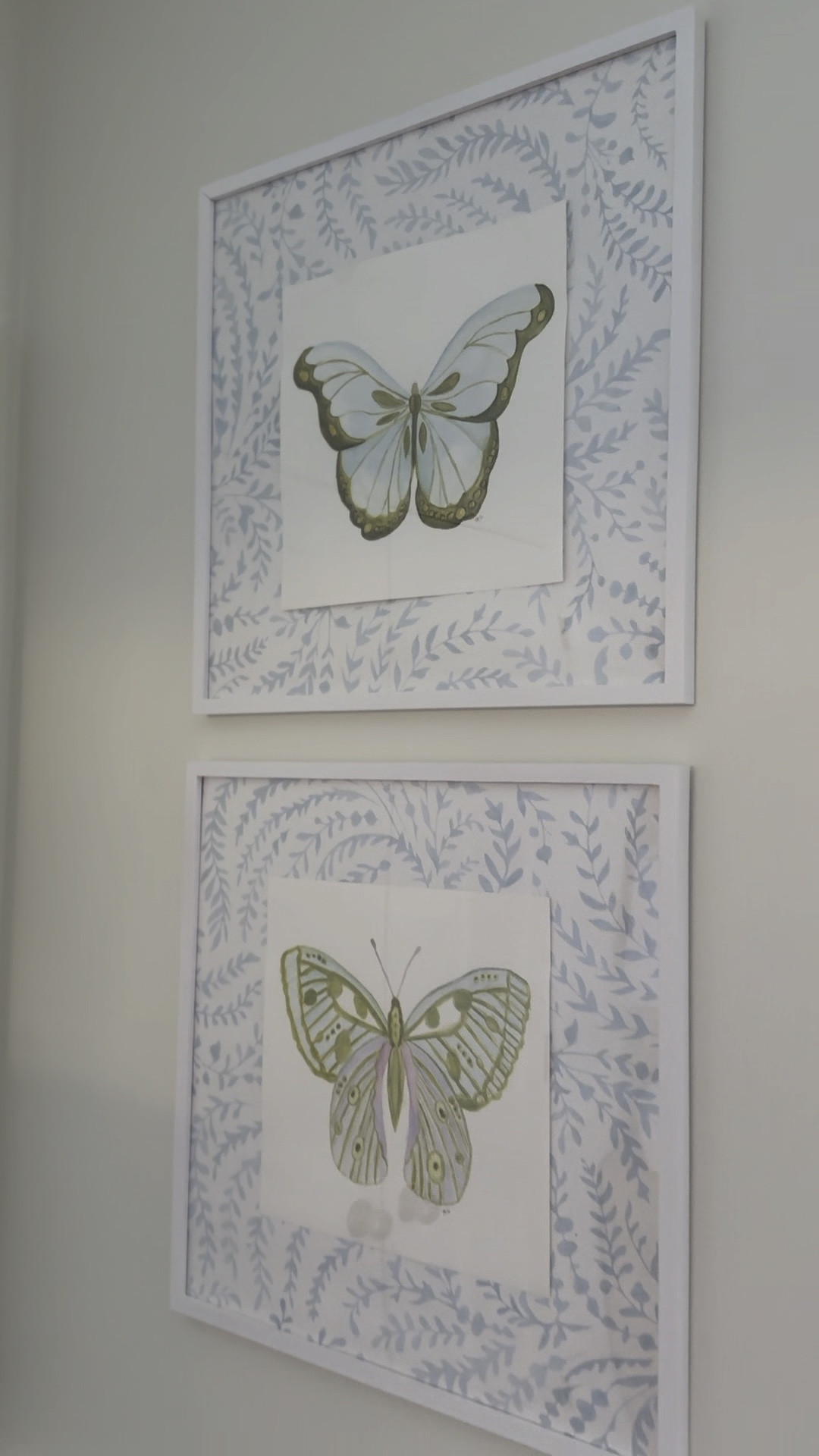 Budget friendly art framing! 🤍🦋 

#LTKfindsunder100 #LTKhome #LTKVideo