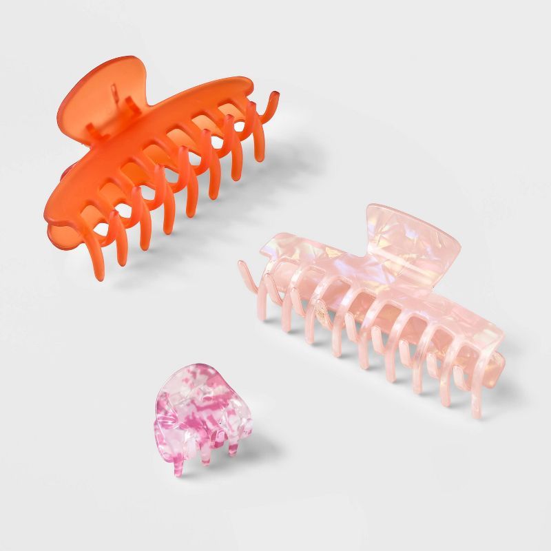 Claw Hair Clip Set 3pc - A New Day™ | Target