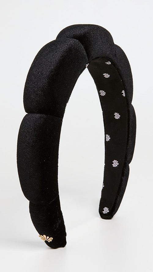 Velvet Scalloped Headband | Shopbop