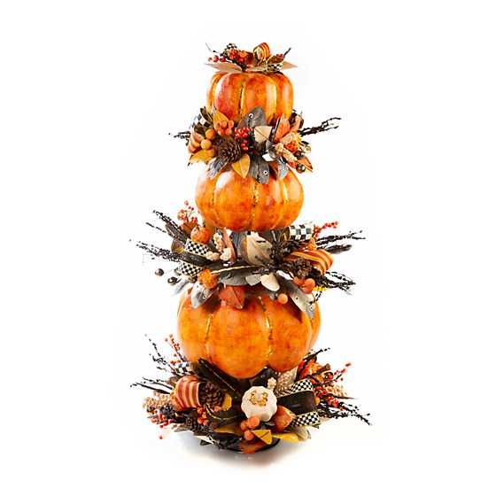 Walk in the Woods Stacked Pumpkins | MacKenzie-Childs