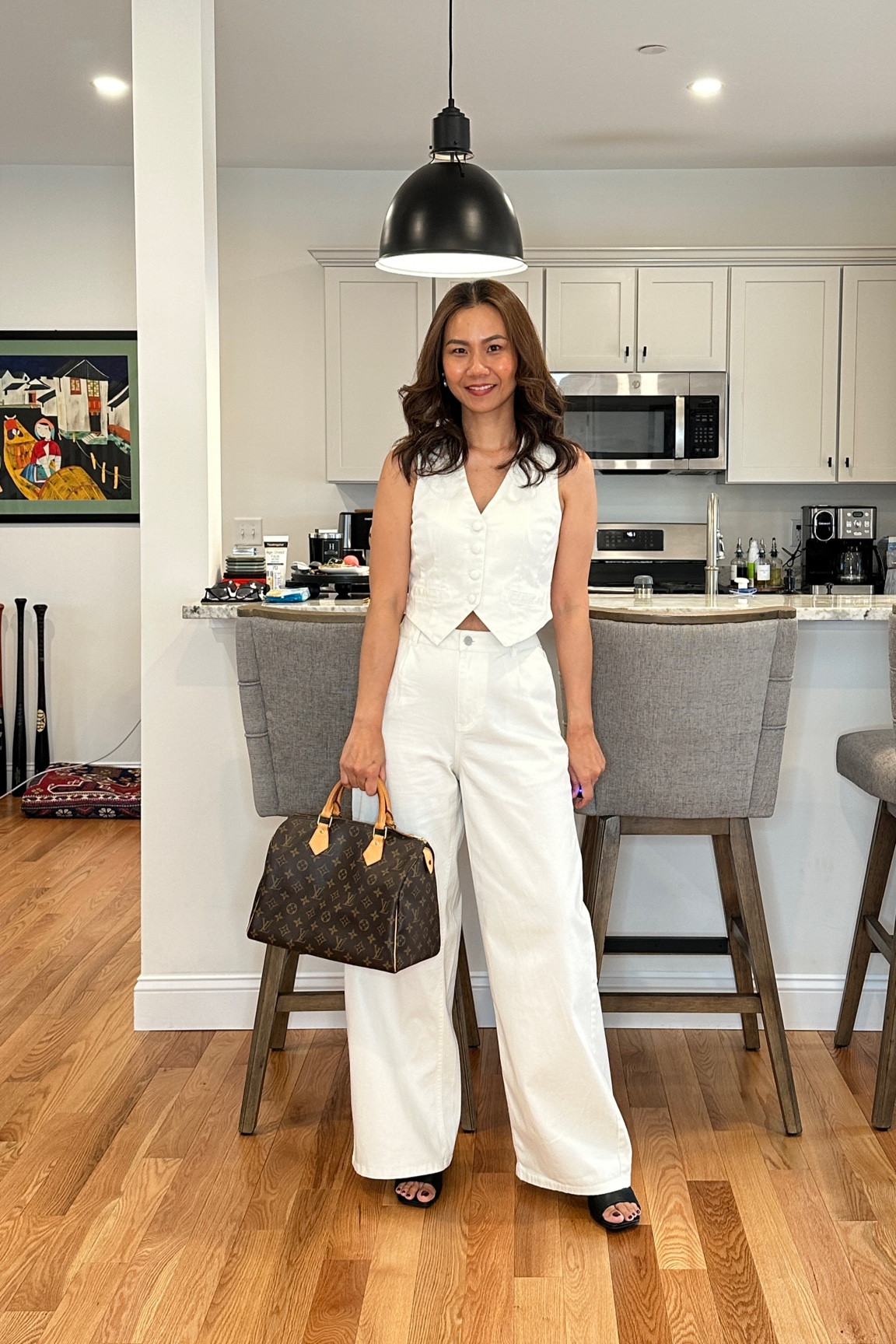 #walmartpartner  Wearing all white is not easy but this white set is amazing!  @walmartfashion #walmartfashion 

#LTKfindsunder50 #LTKstyletip #LTKover40
