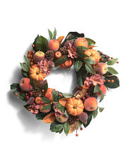 26in Sugared Fruit Wreath | TJ Maxx