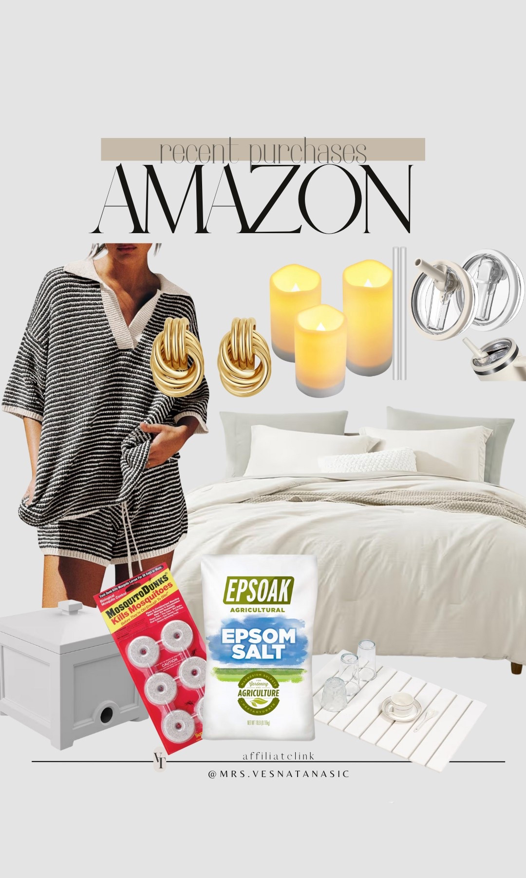 My recent Amazon purchases in home and fashion finds for summer! This new bedding set for the boys room, my sweater matching set is amazing, the best outdoor candles, no spill lid for my Stanley and more outdoor finds! 

@amazon @amazonhome @amazonfashion #amazon #amazonhome #amazonfashion #amazondeals #founditonamazon #primeday 

#LTKSaleAlert #LTKFindsUnder100 #LTKHome