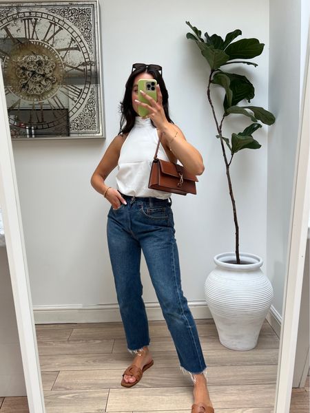 Got the backless top in a size S. Levis jeans are reworked from a vintage shop but i have linked alternatives! 

#LTKstyletip #LTKSeasonal #LTKeurope