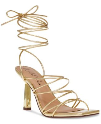 Eross Lace-Up High Heel Dress Sandals, Created for Macy's | Macy's