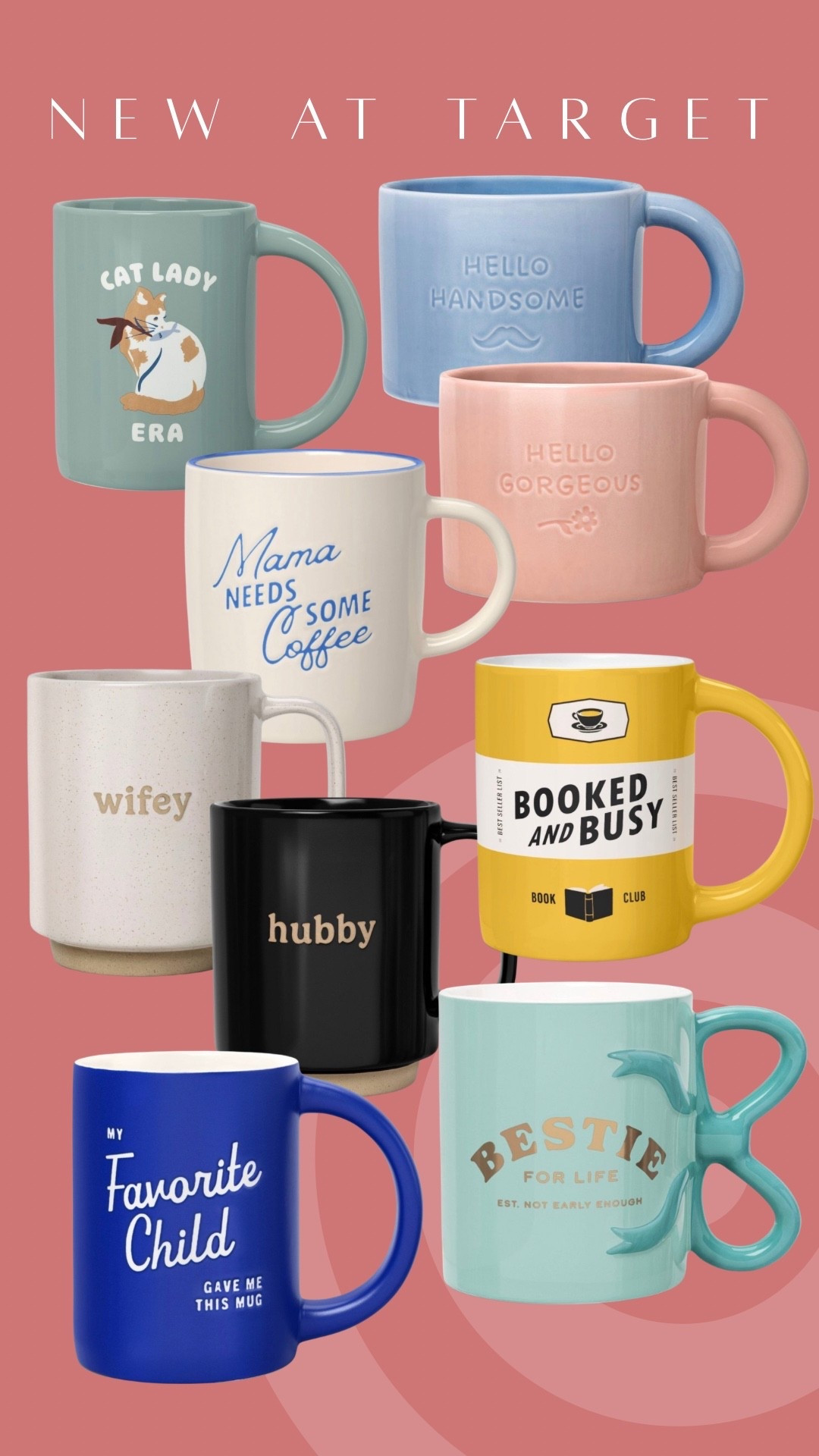 New coffee mugs at Target 