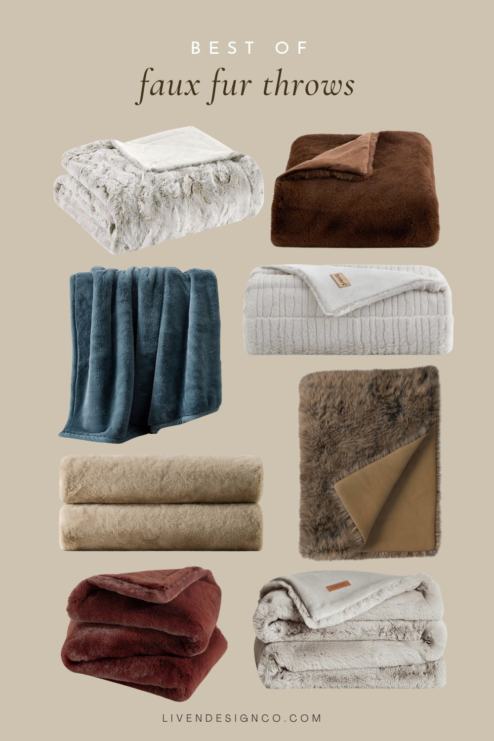 Faux fur throw blanket. Gift idea. Plush blanket. Sherpa throw. Cozy blanket 

#LTKSeasonal #LTKHome #LTKSaleAlert